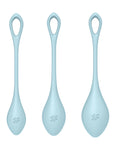 Satisfyer Satisfyer Yoni Power 2 Balls Training Set - Light Blue - Image 4