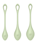 Satisfyer Satisfyer Yoni Power 2 Balls Training Set - Light Green - Image 3