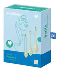 Satisfyer Satisfyer Yoni Power 2 Balls Training Set - Light Green - Image 4