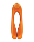 Satisfyer Satisfyer Candy Cane Finger Vibrator - Orange - Image 2