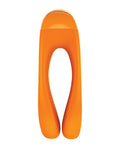 Satisfyer Satisfyer Candy Cane Finger Vibrator - Orange - Image 4