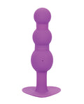 First Time First Time Vibrating Triple Beaded Anal Probe - Purple - Image 2