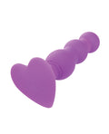 First Time First Time Vibrating Triple Beaded Anal Probe - Purple - Image 3
