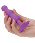 First Time First Time Vibrating Triple Beaded Anal Probe - Purple - Image 5