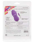 California Exotic Bullets Whisper Micro Heated Bullet - Purple - Image 2