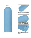 Turbo Buzz Turbo Buzz Rounded Mini Bullet Stimulator - Blue - Image 5