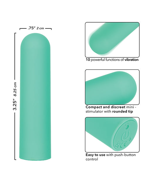 Turbo Buzz Turbo Buzz Rounded Bullet Stimulator - Green