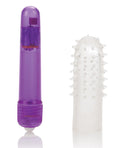 California Exotic Bullets Travel Blaster w/Silicone Sleeve Waterproof - Purple - Image 4