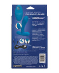 Remote Controlled Vibes Silicone Pulsing Pleaser w/Remote - Blue - Image 2