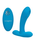 Remote Controlled Vibes Silicone Pulsing Pleaser w/Remote - Blue - Image 4