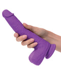 Silicone Studs Silicone Studs Rechargeable Gyrating & Thrusting Vibrator - Purple - Image 4