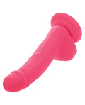 Silicone Studs Silicone Studs Neon 6" Dildo - Pink - Image 3