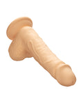 Dual Density Silicone Studs Dual Density Silicone 5" Dildo - Ivory - Image 4