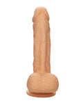 Dual Density Silicone Studs Dual Density Silicone 6.25" Dildo - Ivory - Image 3
