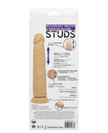 Silicone Studs Rechargeable Vibrating & Thrusting Silicone Studs - Ivory - Image 4