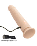 Silicone Studs Rechargeable Vibrating & Thrusting Silicone Studs - Ivory - Image 2