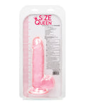 Size Queen Size Queen 6" Dildo - Pink - Image 2