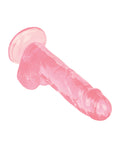 Size Queen Size Queen 6" Dildo - Pink - Image 4