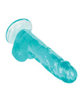 Size Queen Size Queen 6" Dildo - Blue - Image 4