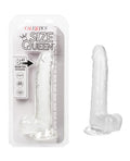 Size Queen Size Queen 8" Dildo - Clear - Image 4