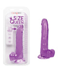 Size Queen Size Queen 8" Dildo - Purple