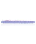 Playful Dongs 17" Slim Jim Duo Veined Super Slim Dong - Reflective Gel Purple - Image 3
