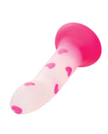 Glow Stick Glow Stick Heart Suction Cup Glow-in-the-Dark Dildo - Pink - Image 2