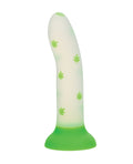 Glow Stick Glow Stick Leaf Suction Cup Glow-in-the-Dark Dildo - Green