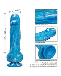 Twisted Love Twisted Love Twisted Silicone Dong - Blue - Image 4