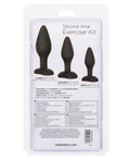 CalExotics Anal Toys Silicone Anal Exerciser Kit - Black - Image 2