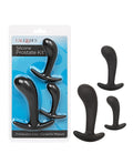 CalExotics Anal Toys Silicone Anal Training Prostate Kit - Black