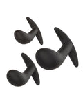 CalExotics Anal Toys Silicone Anal Training Prostate Kit - Black - Image 3