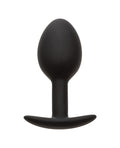 CalExotics Anal Toys Weighted Silicone Anal Plug - Black - Image 2