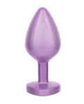Jewel Jewel Amethyst Heart Butt Plug - Large, Purple - Image 2
