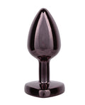 Jewel Jewel Black Diamond Heart Butt Plug - Small, Black - Image 2