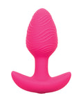 Cheeky Cheeky Glow in the Dark Vibrating Butt Plug - Pink - Image 2