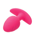 Cheeky Cheeky Glow in the Dark Vibrating Butt Plug - Pink - Image 3