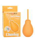 Cheeky Cheeky One Way Flow Anal Douche - Orange