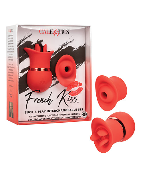 French Kiss French Kiss Suck & Play Interchangeable Set - Red