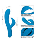 Azure Azure Collection Flutter G Vibrator - Blue - Image 3