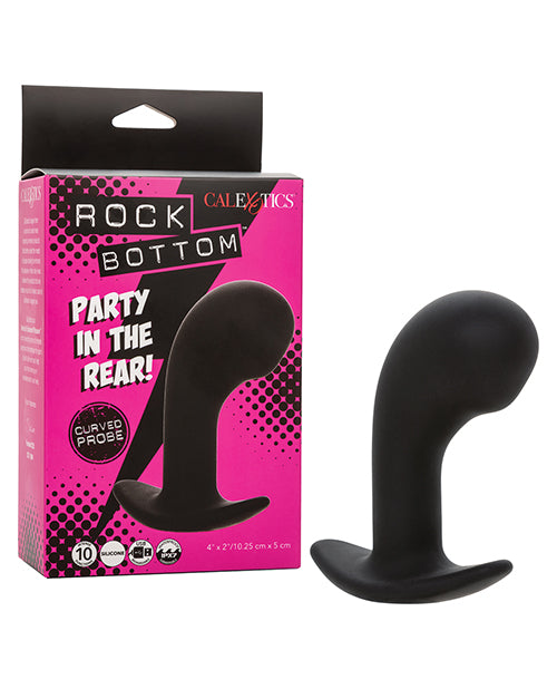 Rock Bottom Rock Bottom Curved Prostate Probe - Black