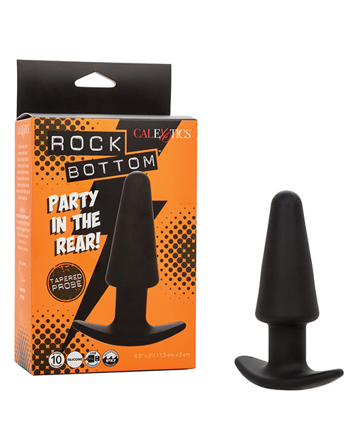 Rock Bottom Rock Bottom Tapered Anal Probe - Black