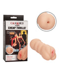 Cheap Thrills Cheap Thrills The Three-Way Dual Ended Masturbator - Ivory
