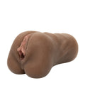 California Exotic Novelties Stroke It Pussy Masturbator - Brown - Image 2