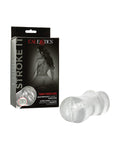 California Exotic Novelties Stroke It Tight Pussy & Ass Masturbator - Clear - Image 2
