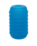 Pop Sock Pop Sock! Ribbed Masturbator - Blue - Image 2