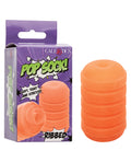 Pop Sock Pop Sock! Ribbed Masturbator - Orange