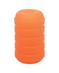 Pop Sock Pop Sock! Ribbed Masturbator - Orange - Image 2
