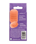 Pop Sock Pop Sock! Ribbed Masturbator - Orange - Image 4