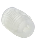 Pop Sock Pop Sock! Ribbed Masturbator - Clear - Image 4